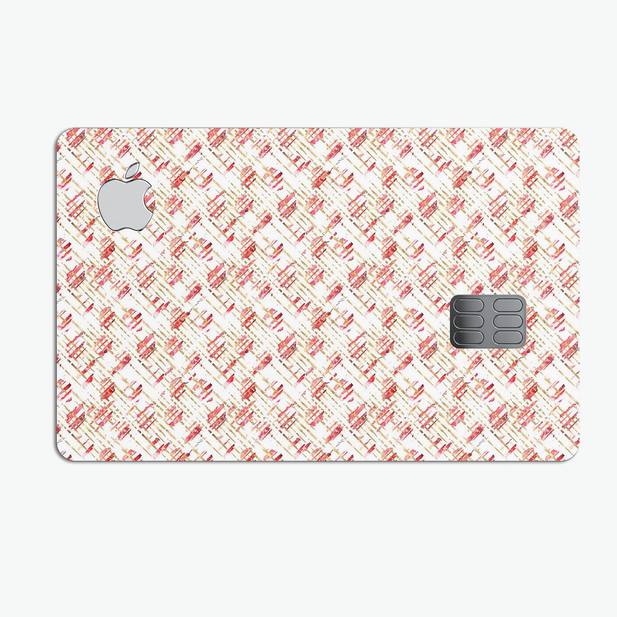 Karamfila Watercolo Poppies V19 decal skin-kit for Apple Card, featuring vibrant poppy design and premium vinyl material.
